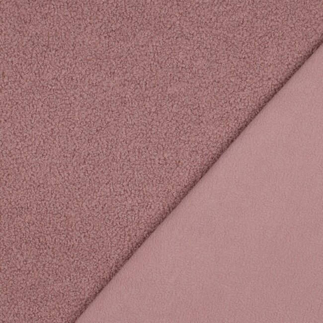 De Stoffenkamer Teddy Fleece - powder
