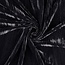 FEEST - Velvet stretch crushed fluweel - black