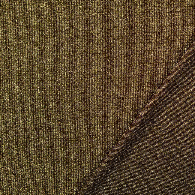 De Stoffenkamer FEEST - Tricot glitter black goud