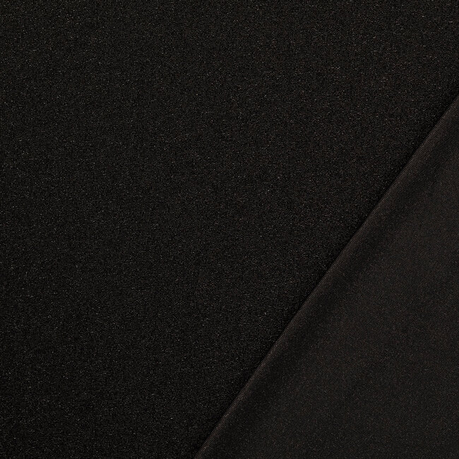 De Stoffenkamer FEEST - Tricot glitter all black
