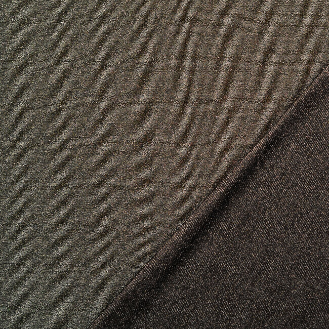 De Stoffenkamer FEEST - Tricot glitter black silver