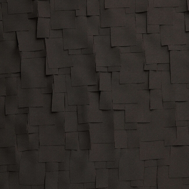 De Stoffenkamer FEEST Confetti Chiffon black