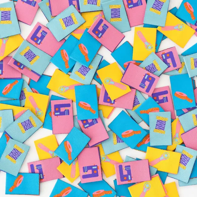 Sarah Hearts Labeltjes 8stuks glitter tools