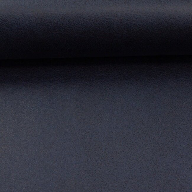 De Stoffenkamer Faux-Leather vegan suede - darkblue