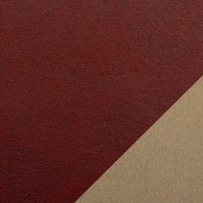 De Stoffenkamer Faux-Leather vegan suede - burgundy