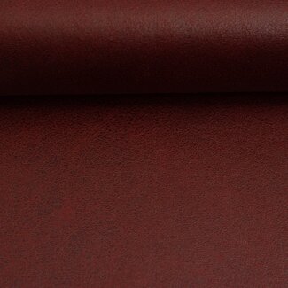 De Stoffenkamer Faux-Leather vegan suede - burgundy