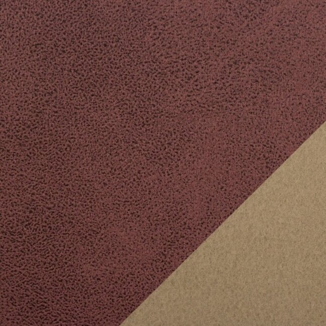 De Stoffenkamer Faux-Leather vegan suede - mauve