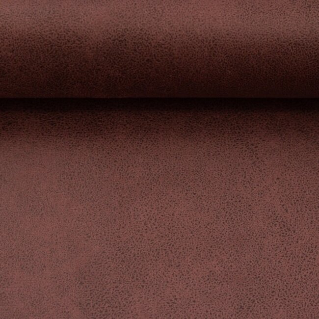 De Stoffenkamer Faux-Leather vegan suede - mauve
