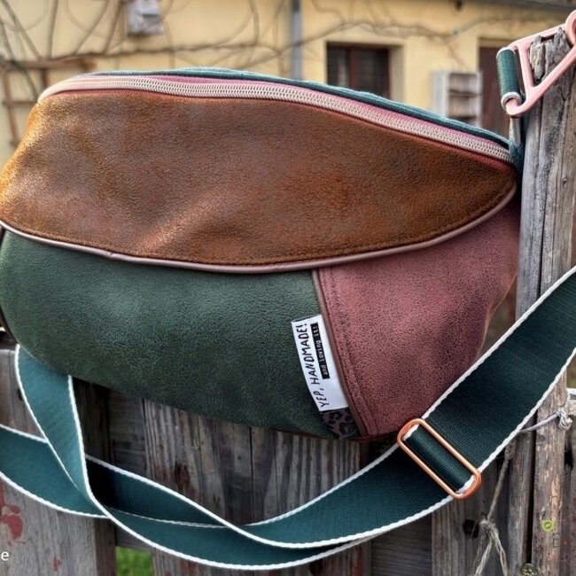 De Stoffenkamer Faux-Leather vegan suede - cognac