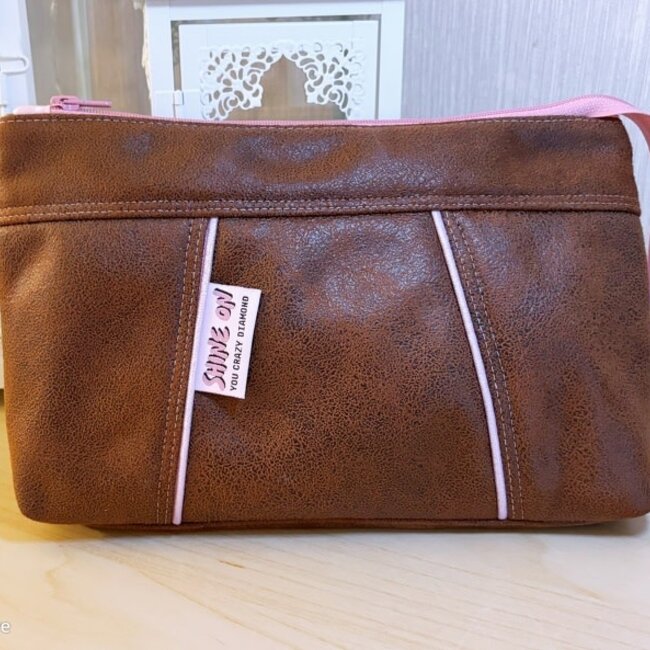 De Stoffenkamer Faux-Leather vegan suede - cognac