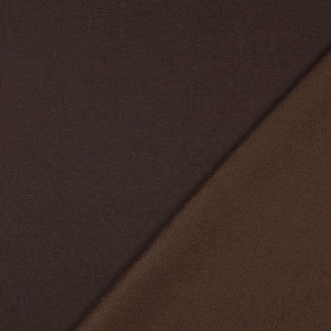 Effen warme Sweater chocolate