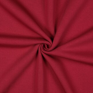 Effen warme Sweater berry red