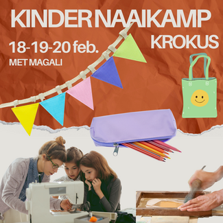 Kinder kampje naaien KROKUS