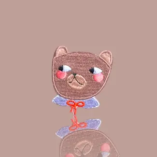 hejpatches Strijkapplicatie mevrouw de beer