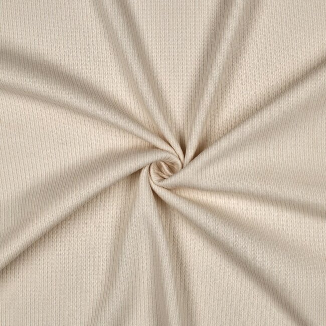 De Stoffenkamer Ribbed Knit naturel ecru