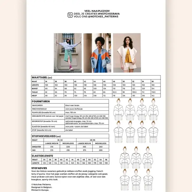 Notches Rava sweater/bomber