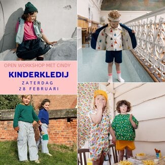 Workshop kinderkledij vrij naaien zat. 28/02
