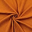 De Stoffenkamer Ribbed Knit cotton mix - burned oker
