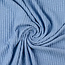 De Stoffenkamer Ribbed Knit cotton mix - soft blue