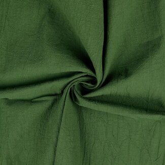 Wrinkle Cotton dark green