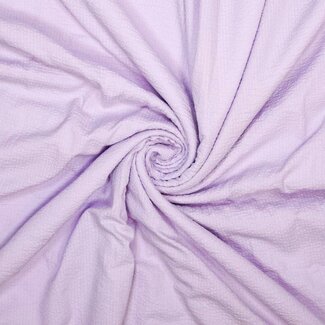 Seersucker Cotton uni - violet