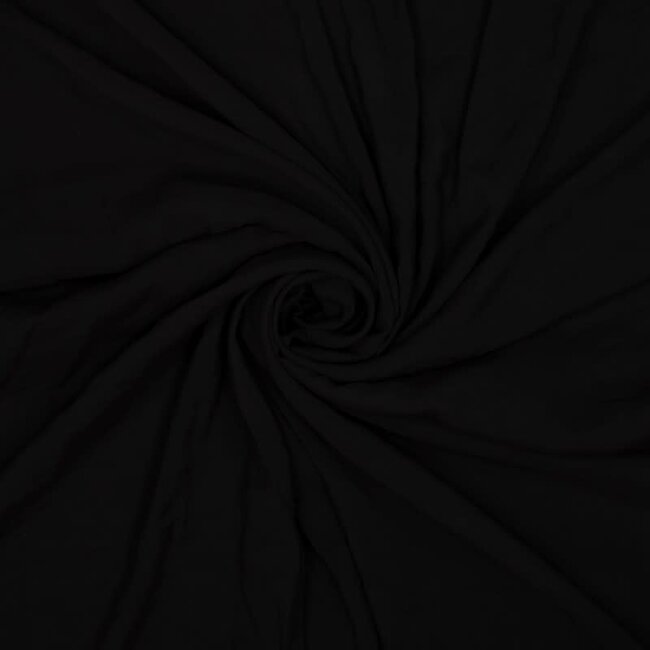 Modal blouse mix uni - black