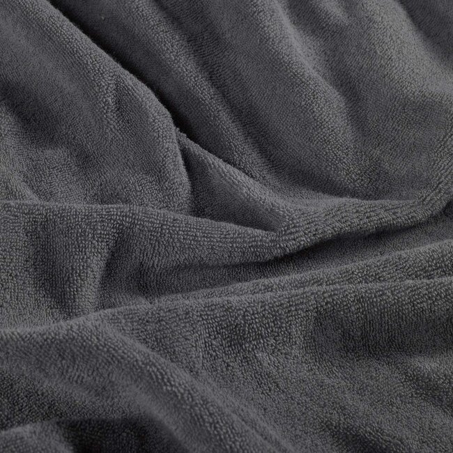 De Stoffenkamer Rekbare badstof - spons midgrey