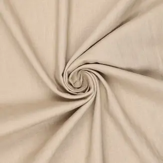 De Stoffenkamer Washed Linen soft touch -  dark sand