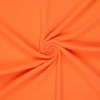 De Stoffenkamer Double Gauze Tetra bright Orange