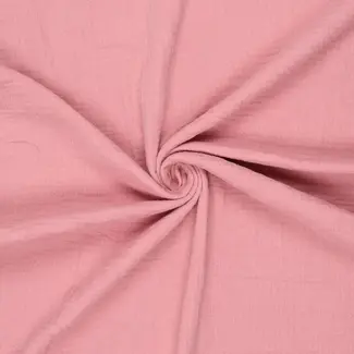 De Stoffenkamer Double Gauze Tetra - soft pink