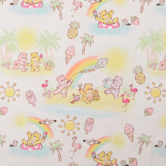 Tricot licence oeko-tex - huggy bears white