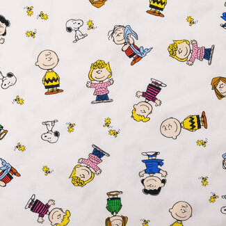 Tricot licence oeko-tex - snoopy white
