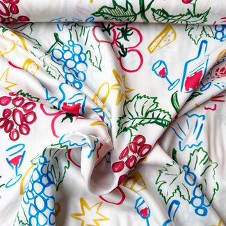 Viscose soft shine - summer party table