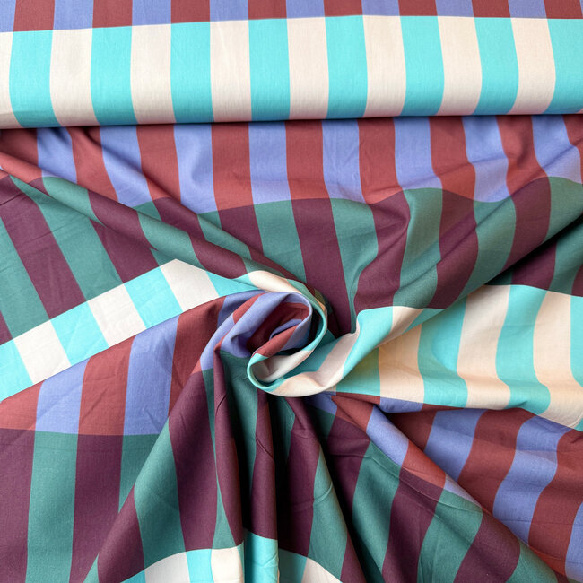 Cotton Poplin - blocks multi bright