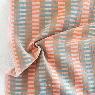 Fableism Woven Jacquard cotton - Lucky Loom interlock watermelon