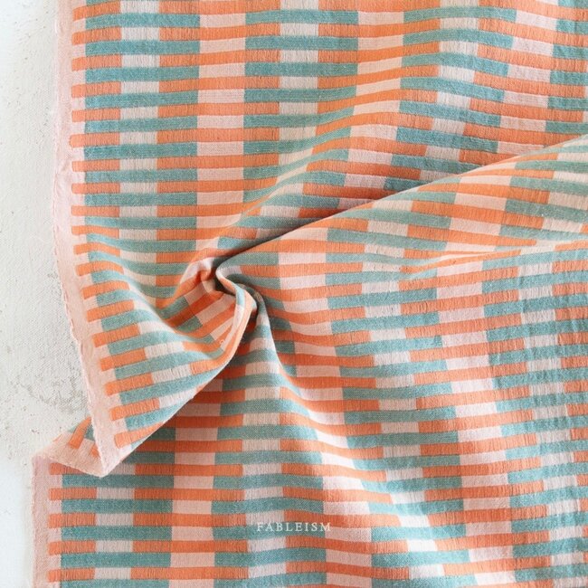 Fableism Woven Jacquard cotton - Lucky Loom interlock watermelon