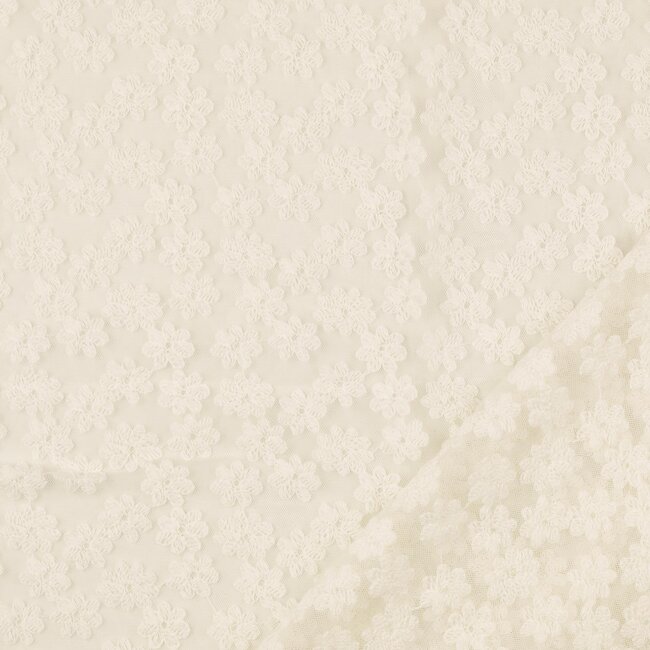 Soft Lace flowers off white