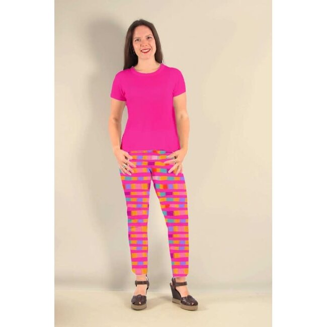 Cotton canvas Twill - blocks summer multi