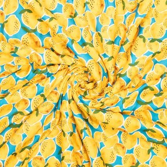 Viscose ecovero blouse - summer lemons