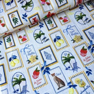 De Stoffenkamer Double gauze tetra - bella vita