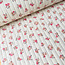 De Stoffenkamer Stepped Cotton Double Gauze tetra - flowerfield creme pink