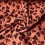 De Stoffenkamer Stepped Cotton Double Gauze tetra - leopard warm cocoa