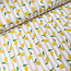 De Stoffenkamer Double Gauze cotton Tetra - striped lemons