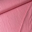 De Stoffenkamer Double Gauze cotton Tetra - double stripes rose / cerise