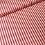 Seersucker Cotton mix - stripes nude red