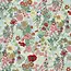 Woven Gobelin Jacquard - flowers green multi