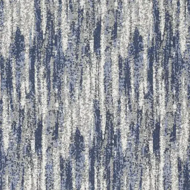 Woven cotton Jacquard - abstract dark blue