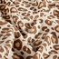 De Stoffenkamer Rekbare badstof - spons ecru leopard