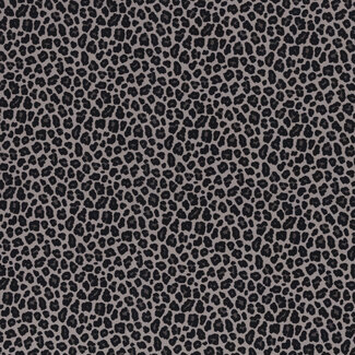 Cotton Poplin - leopard grey tone