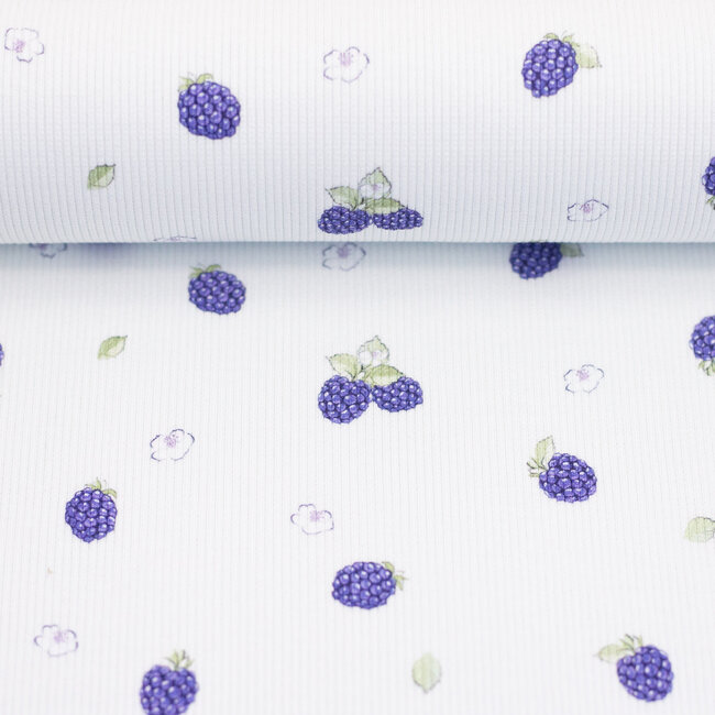 Ribbed tricot - spring berries